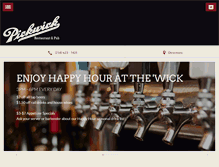 Tablet Screenshot of pickwickduluth.com